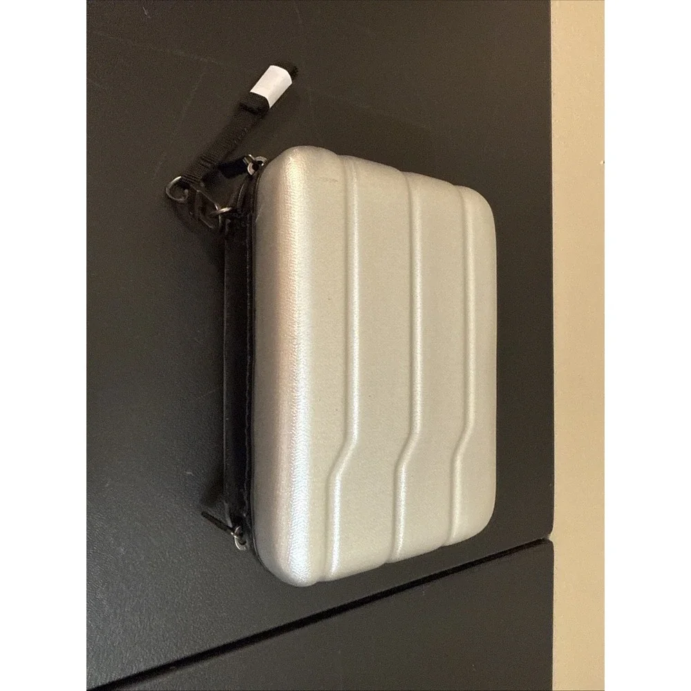 Lof Of 2 Open Story Target Hard-side Case  Silver And Black Travel Case